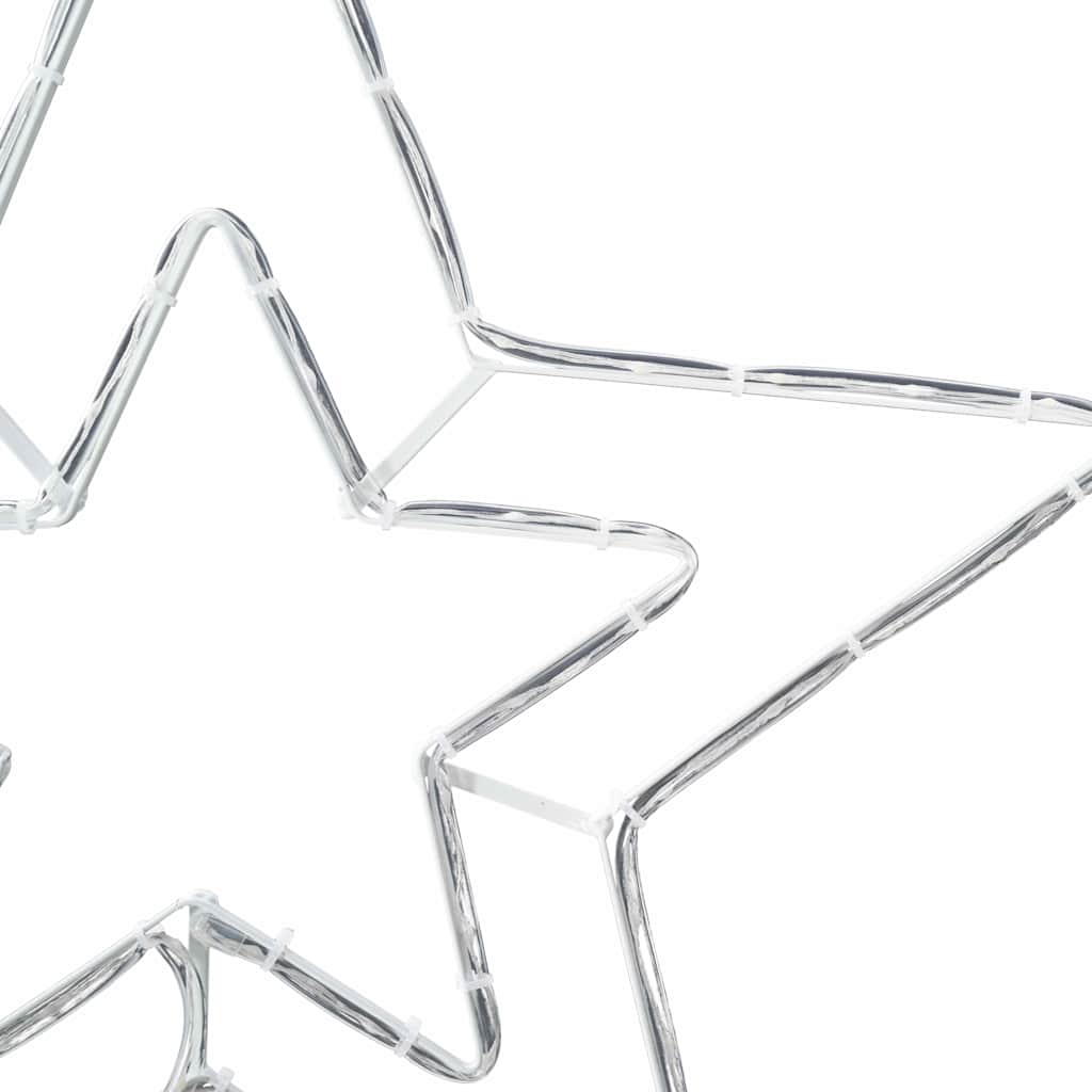 Christmas Star with 72 LEDs Cold White 51.5 x 50 x 0.65 cm Iron